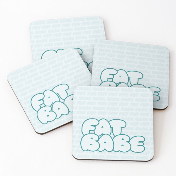 Item preview, Fat Babe - TEAL designed and sold by stickermaddi.