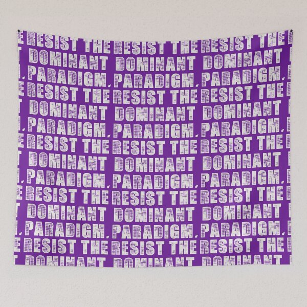 Aperçu de l'œuvre Résistez au paradigme dominant créée et vendue par designallday.