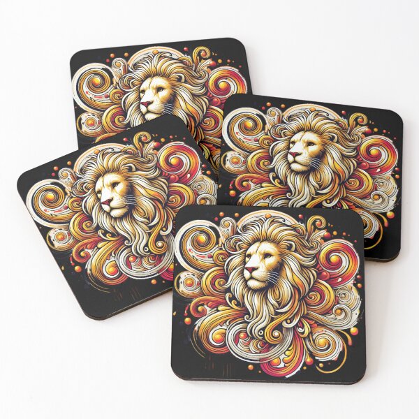 Item preview, Majestic Lion with Flowing Mane designed and sold by TeslaSt0re.