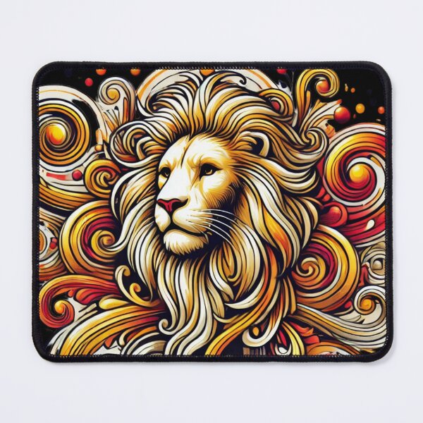 Item preview, Majestic Lion with Flowing Mane designed and sold by TeslaSt0re.