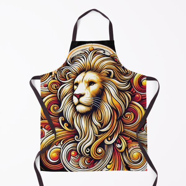 Item preview, Majestic Lion with Flowing Mane designed and sold by TeslaSt0re.