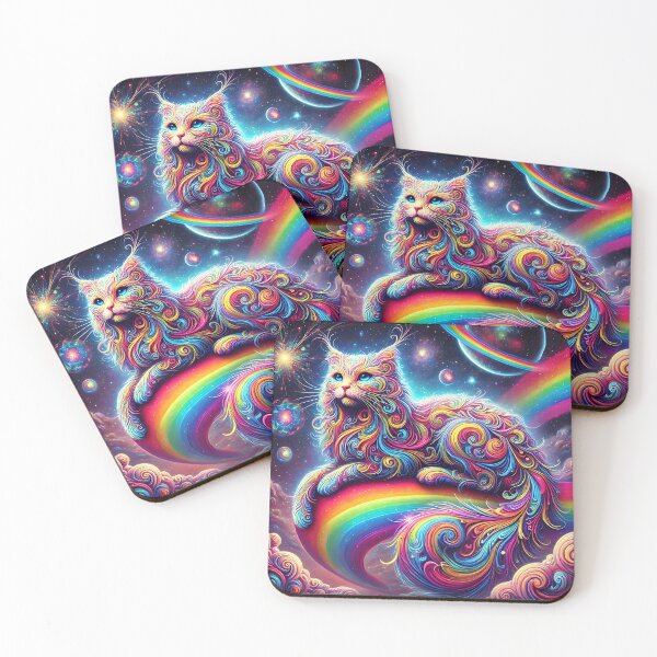 Item preview, Futuristic cat in the galaxy designed and sold by OtterDesigns.