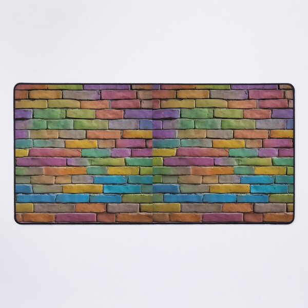 Item preview, Rainbow Brick Wall designed and sold by Zenvo.