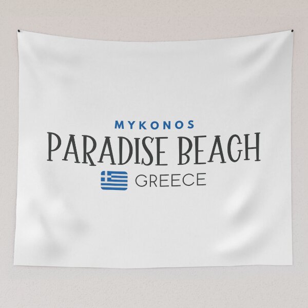 Item preview, Paradise Beach - South Aegean, Mykonos - Greece designed and sold by StudioRedKoala.