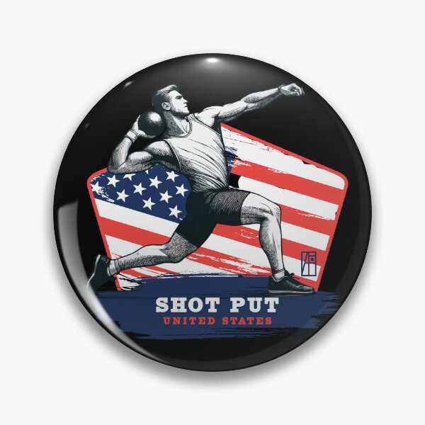 Item preview, SHOT PUT - USA - SPORT SQUAD - 1 designed and sold by ArtProjectShop.