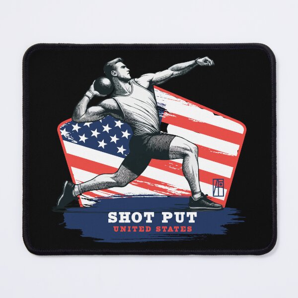 Item preview, SHOT PUT - USA - SPORT SQUAD - 1 designed and sold by ArtProjectShop.