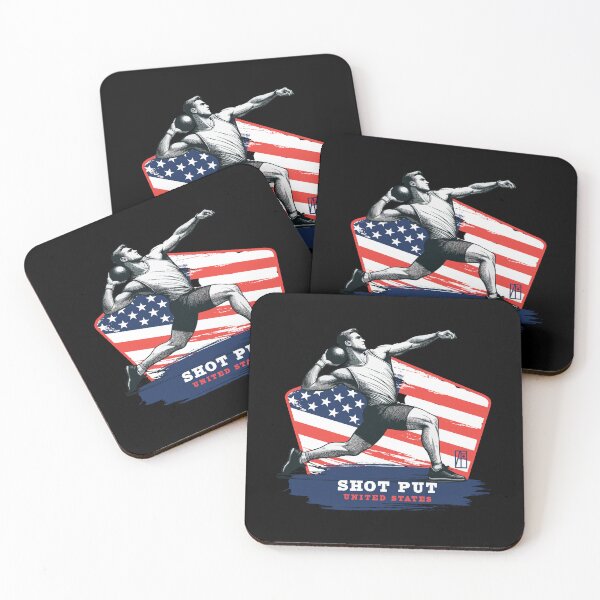 Item preview, SHOT PUT - USA - SPORT SQUAD - 1 designed and sold by ArtProjectShop.