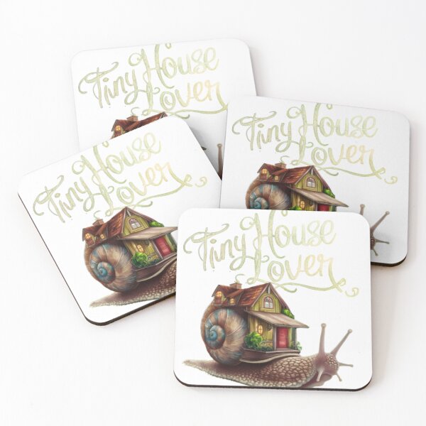 Item preview, Snail Tiny House gold Topography designed and sold by EmeraldCauldren.