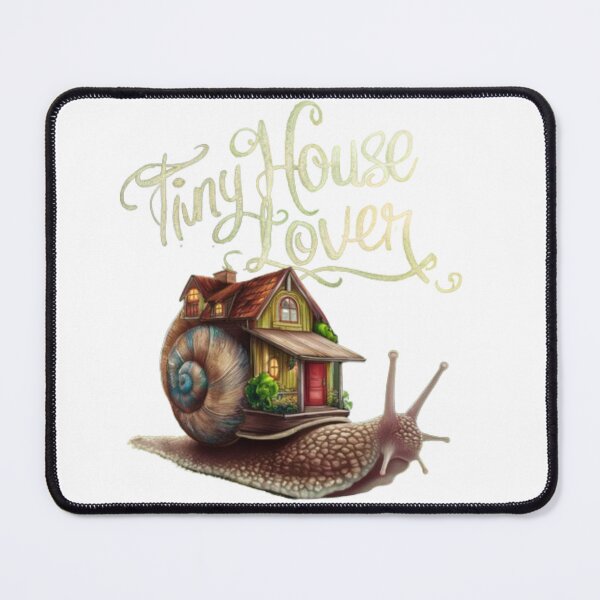 Item preview, Snail Tiny House gold Topography designed and sold by EmeraldCauldren.
