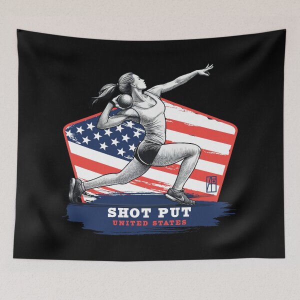 Item preview, SHOT PUT - USA - SPORT SQUAD - 2 designed and sold by ArtProjectShop.