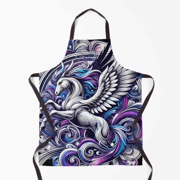 Item preview, Majestic Pegasus in Abstract Swirls designed and sold by TeslaSt0re.