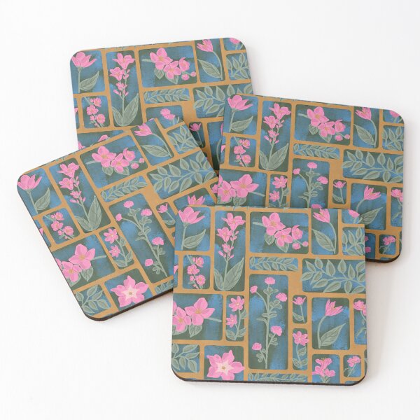 Item preview, Floral Blocks Pattern designed and sold by Lisa D Art Designs.