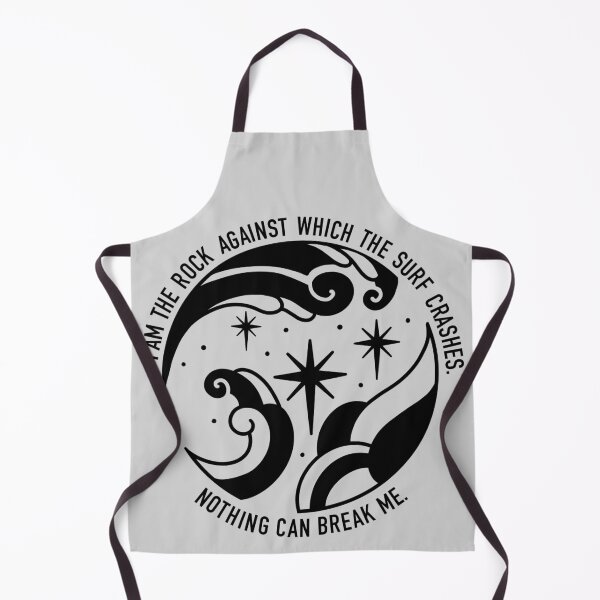 Item preview, I am the Rock against which the surf crashes. Nothing can break me. designed and sold by literartyghost.