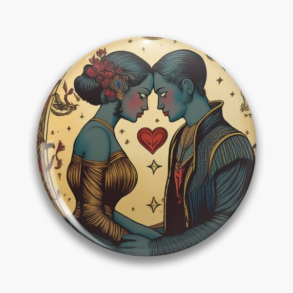 Item preview, THE LOVERS TAROT CARD VALENTINE GIF designed and sold by La Loca.