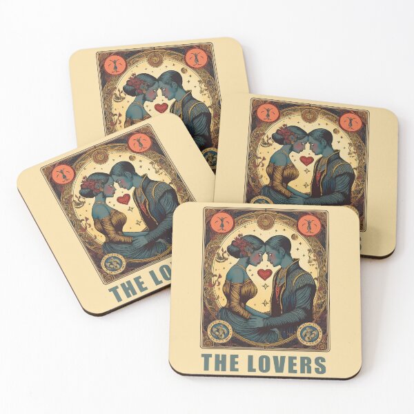 Item preview, THE LOVERS TAROT CARD VALENTINE GIF designed and sold by La Loca.