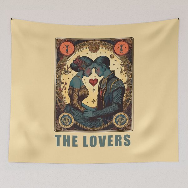 Item preview, THE LOVERS TAROT CARD VALENTINE GIF designed and sold by La Loca.