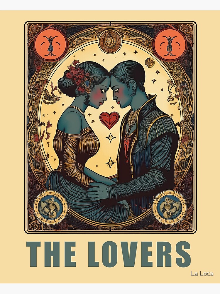 THE LOVERS TAROT CARD VALENTINE GIF