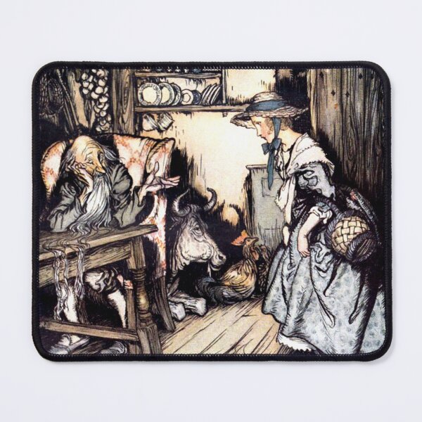 Item preview, The Hut in the Forest - Brothers Grimm - Arthur Rackham designed and sold by forgottenbeauty.
