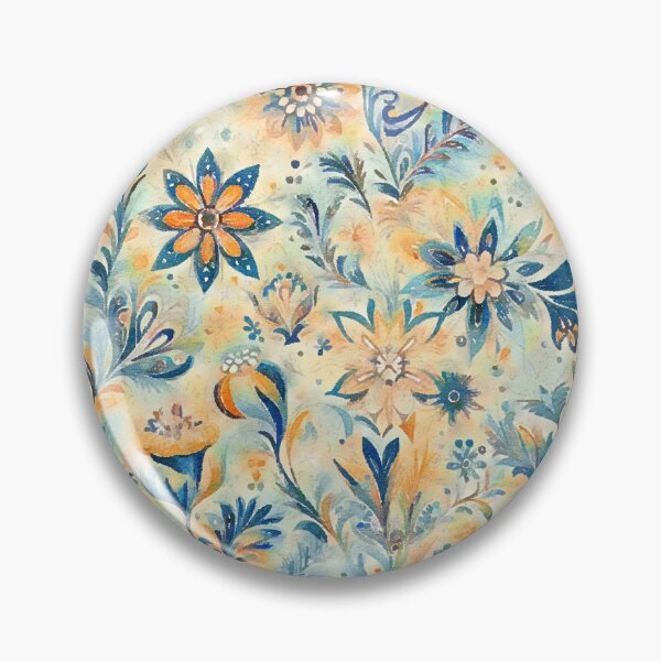 Item preview, Yellow Floral Elegance designed and sold by pinebluedesign.