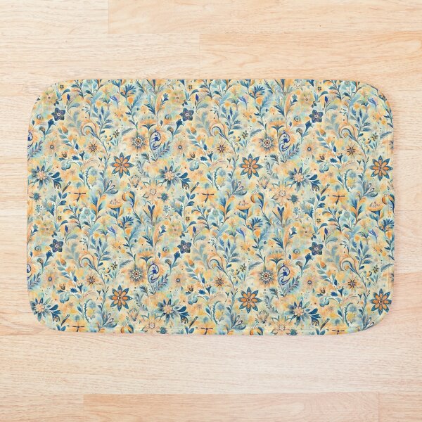 Aperçu de l'œuvre Élégance florale jaune créée et vendue par pinebluedesign.