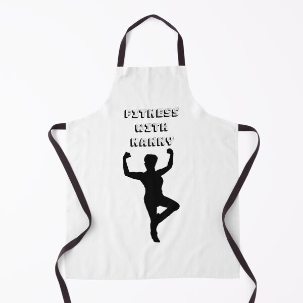 Item preview, Fitness With Nanny (Black Variant) designed and sold by PoppysPrintings.