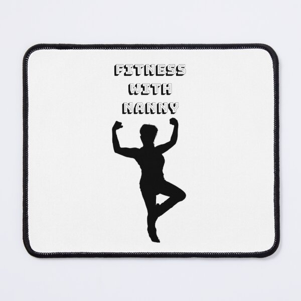 Item preview, Fitness With Nanny (Black Variant) designed and sold by PoppysPrintings.