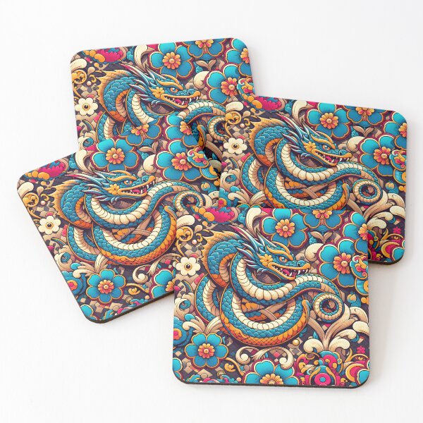 Item preview, Vibrant Flower Dragon designed and sold by Travelcases.