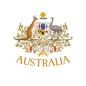 Artwork thumbnail, Australia coat of arms by jeshands