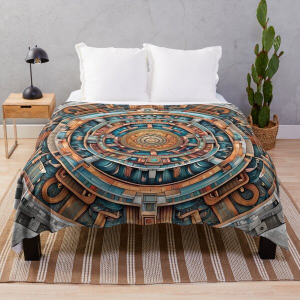 Item preview, Industrial Mandala with Technological Details designed and sold by MandalasShops.