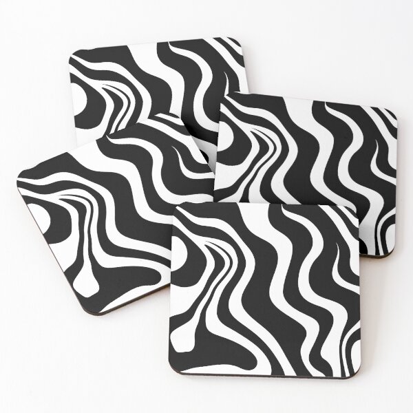 Item preview, abstract Wave Swirl print designed and sold by PandaKunst.