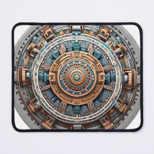 Item preview, Cybernetic Mandala with Mechanical Details designed and sold by MandalasShops.