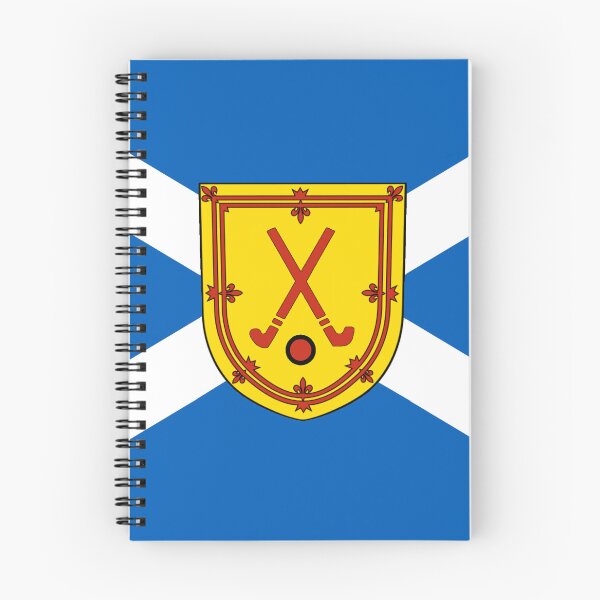 Item preview, Scottish Saltire Flag with Shinty Shield (bratach na h-Alba le sgiath iomain) designed and sold by JonathanR1994.