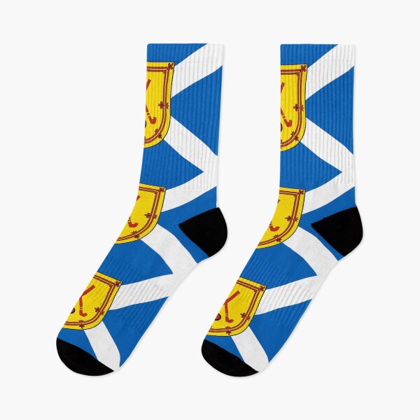 Item preview, Scottish Saltire Flag with Shinty Shield (bratach na h-Alba le sgiath iomain) designed and sold by JonathanR1994.