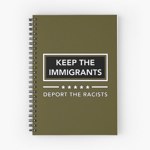 Item preview, KEEP THE IMMIGRANTS - DEPORT THE RACISTS 2.0 designed and sold by Thelittlelord.