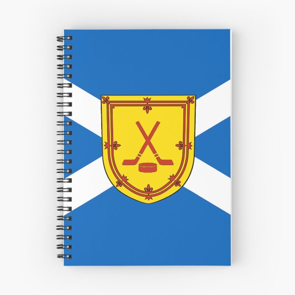 Item preview, Scottish Saltire Flag with Ice Hockey Shield (bratach na h-Alba le sgiath hocaidh-deighe) designed and sold by JonathanR1994.