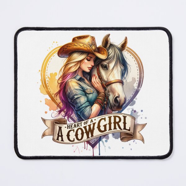 Item preview, Fearless Cowgirl and Horse Art - Bold Designs for Apparel, Mugs, Stickers & More designed and sold by artedigital99.