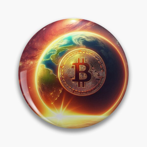 Item preview, Cosmic Bitcoin Concept Art - Cryptocurrency in the Universe designed and sold by Artifines.