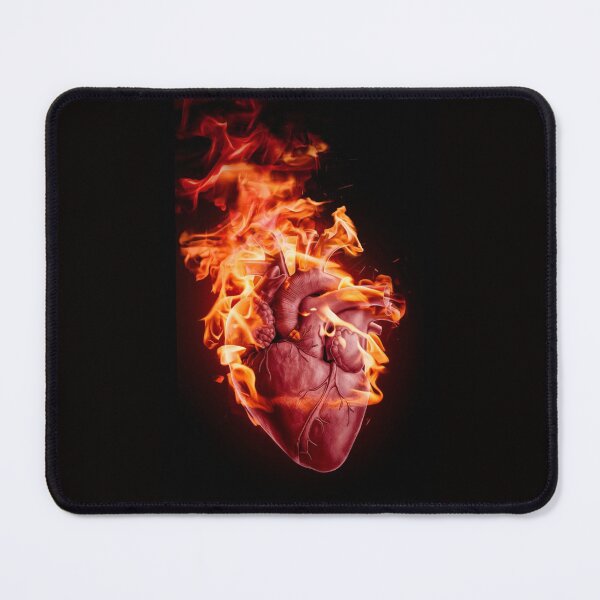 Item preview, A human heart on fire designed and sold by Simo0455.