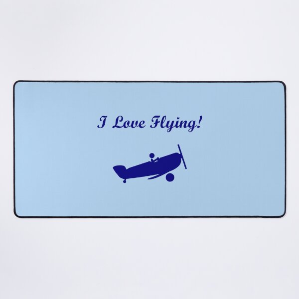 Item preview, I Love Flying Vintage Airplane Light-Monotone designed and sold by TinyStarAmerica.