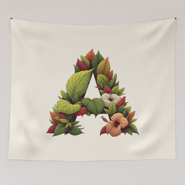 Item preview, Foliage Letter A designed and sold by zzz888.