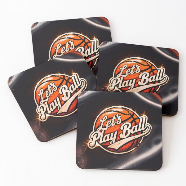 Item preview, Let's Play Ball Basketball Sports Quote designed and sold by TheArtOfPat.