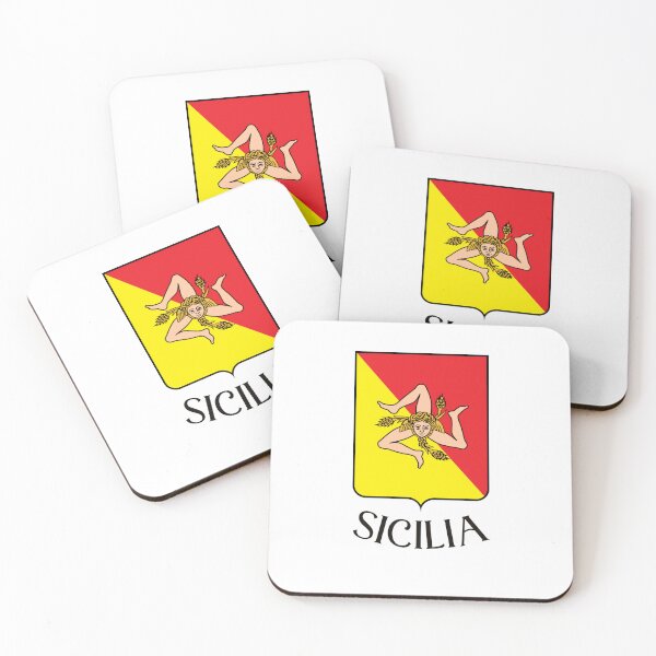 Item preview, Sicilia coat of arms designed and sold by jeshands.