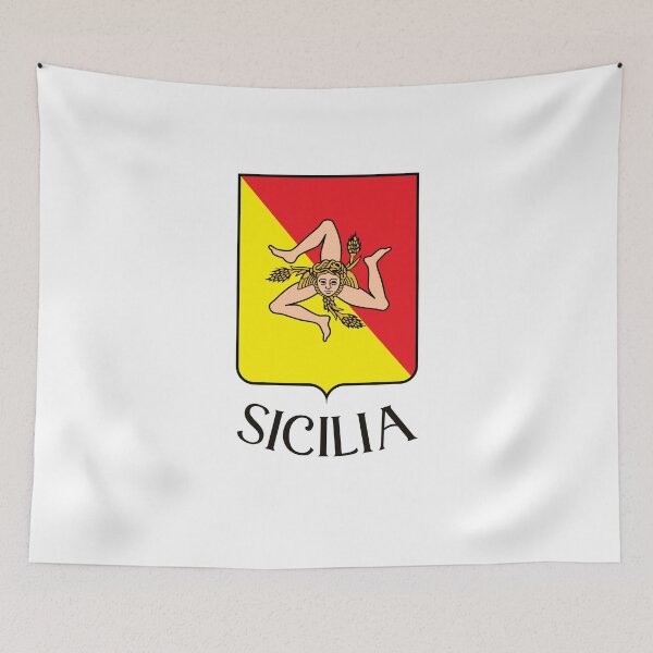 Item preview, Sicilia coat of arms designed and sold by jeshands.