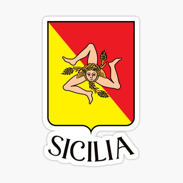 Item preview, Sicilia coat of arms designed and sold by jeshands.