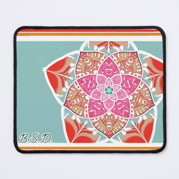 Item preview, Retro mandala flower designed and sold by Shells Designs.