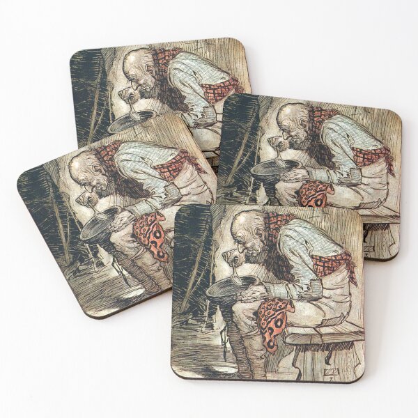 Item preview, The Old Man and His Grandson - Grimm Brothers - Arthur Rackham designed and sold by forgottenbeauty.