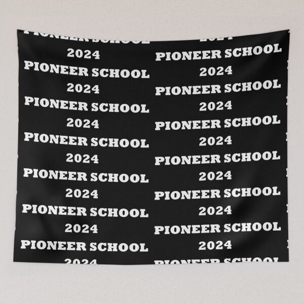 Item preview, Pioneer School 2024 white text designed and sold by EvaAngel.