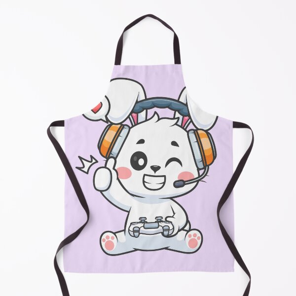 Item preview, Cute Rabbit Gaming Cartoon Vector Icon Illustration designed and sold by hjian8219.