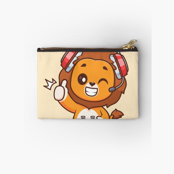 Item preview, Cute Lion Gaming Cartoon Vector Icon Illustration designed and sold by hjian8219.