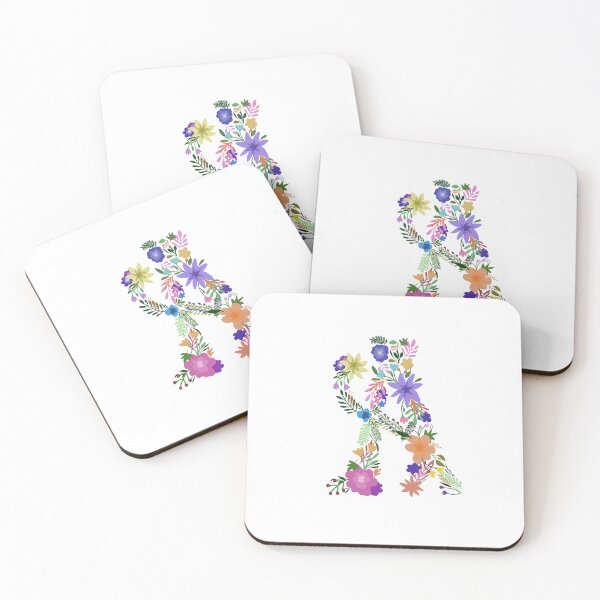 Item preview, Floral Letter A designed and sold by Allison James.